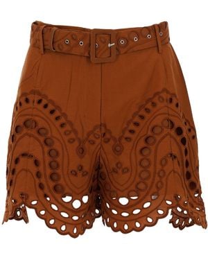 Charo Ruiz Shorts "Dune" - Brown
