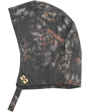 Ganni Printed Summer Hat - Grey