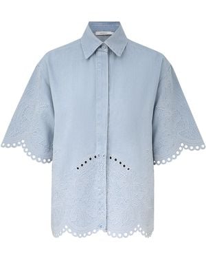 Zimmermann Denim Shirt "Daylight" - Blue