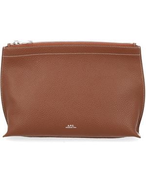A.P.C. A. P.C. Pochette "Neige Clou" - Brown