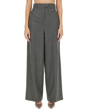 Fendi Wool Pants-Donna - Nero