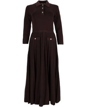 MICHAEL Michael Kors Abito Midi "Polo Flare" - Black