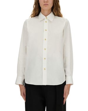 Bottega Veneta Cotton Poplin Shirt - White