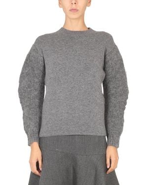 Jil Sander Textured Knit Jumper - Grey
