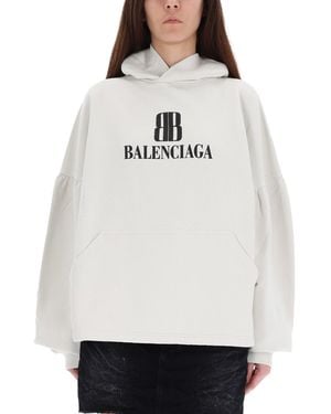 Balenciaga "Nano Bb" Sweatshirt - Gray
