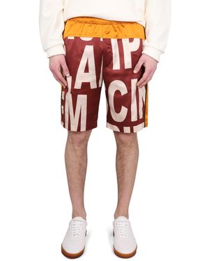 Dries Van Noten Mini Bermuda Trousers With Elastic Waistband - Red