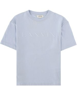 Lanvin T-Shirt Maniche Corte - Blue