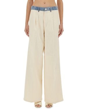 Moschino Trousers Urban - Natural