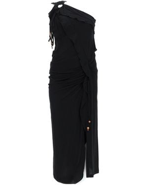 Isabel Marant Midi Dress Juliane Cotton - Black