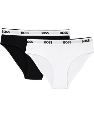 BOSS 2-Pack Slip Con Banda Logata - Black