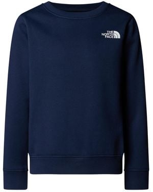 The North Face T Shirt With "Crew" Logo - Blue