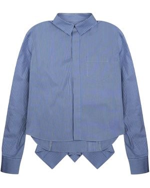 Sacai Poplin Shirt - Blue