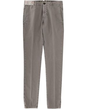 Incotex Jeans Con Patch Logo - Grey