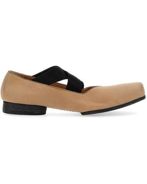Uma Wang Leather Ballerina - White