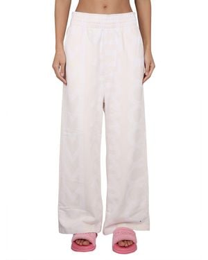 Marc Jacobs Monogram Trousers With Elastic Waistband - Pink