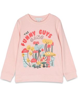 Stella McCartney Funny Guys Crewneck Sweatshirt - Pink
