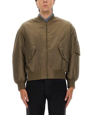 Saint Laurent Bomber Jacket - Brown