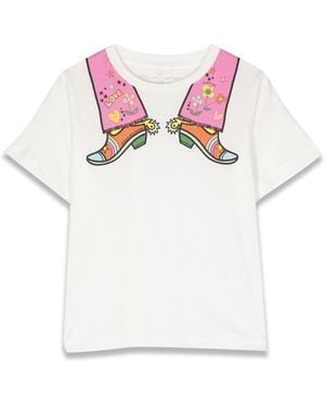 Stella McCartney T-Shirt Mc Butterflies - Pink