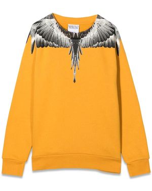Marcelo Burlon Felpa Girocollo - Arancione