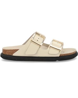 Birkenstock Sandalo "Arizona Droplet Buckle" - Natural