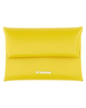 Jil Sander Portamonete A Busta - Giallo