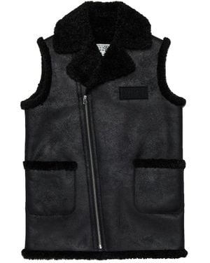 MM6 by Maison Margiela Jacket With Logo - Black
