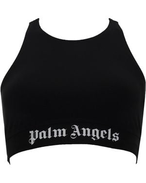 Palm Angels Top Sportivo "Classic Logo" - Black