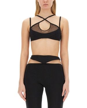 The Attico Bra Amos - Black