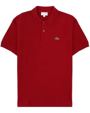 Lacoste Polo With Logo - Red