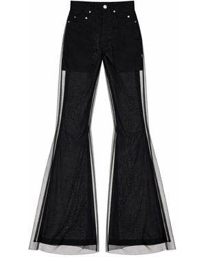 Rick Owens Bolan Bootcut Trousers - Black