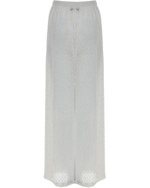 Missoni Wide Trousers With Slits - White