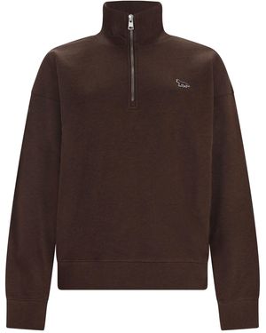 Maison Kitsuné Felpa "Baby Fox" - Brown