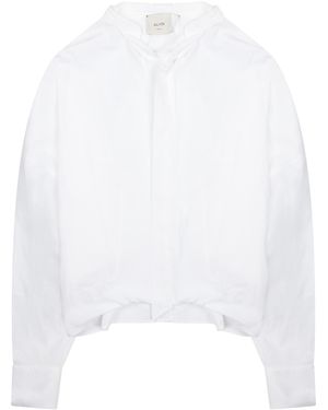 Alysi Camicia Con Fiocco - White