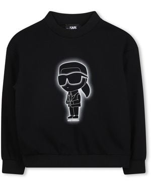 KARL LAGERFELD Sweatshirt With Logo - Black