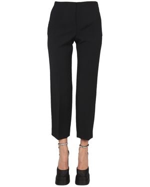 Versace PANTALONI IN NATTÉ DI LANA - Nero