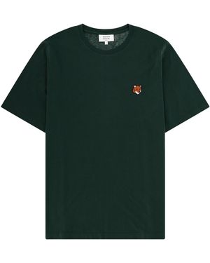 Maison Kitsuné T-Shirt "Fox Head" - Green