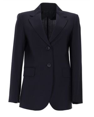 Max Mara Giacca Monopetto - Blue