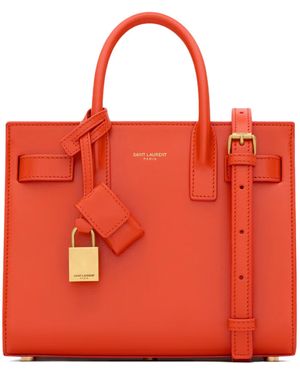 Saint Laurent Bag "Sac De Jour" Nano - Red