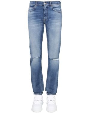 Versace Jeans Con Patch Logo - Blu