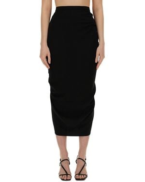 Dries Van Noten Draped Mini Skirt - Black