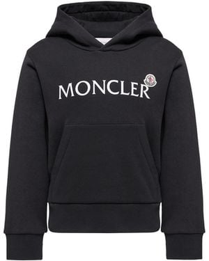 Moncler Boys Mini Logo Sweatshirt - Black