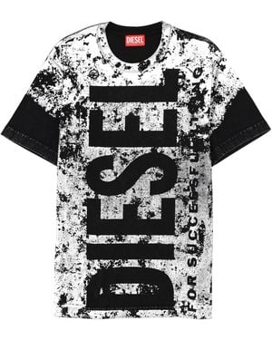 DIESEL Over T-Shirt - Black