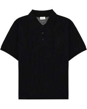 Saint Laurent Polo Cassandre - Black