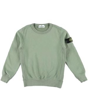 Stone Island Sweatshirt With "Patch" Logo - Green