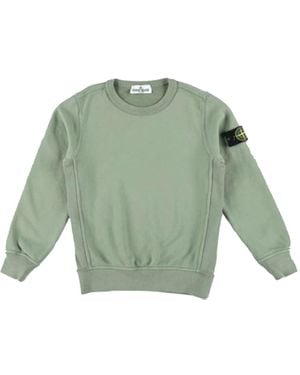 Stone Island Sweatshirt With "Patch" Logo - Green