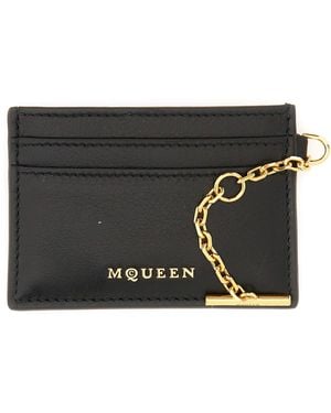 McQueen Portacarte Sling - Nero