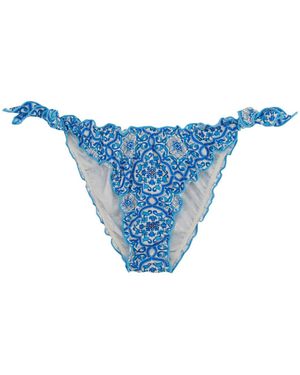 MC2 Saint Barth Moon Bikini Bottom - Blue