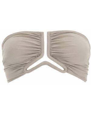 Rick Owens "Allanah" Bikini Top - White