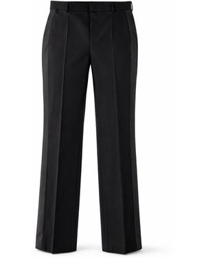 Moschino Tailored Trousers Virgin Wool Trousers - Black