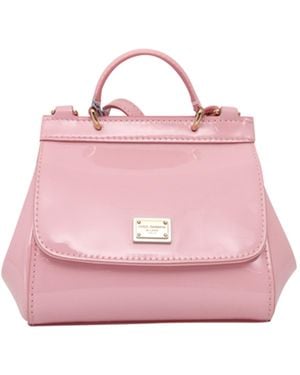 Dolce & Gabbana Shoulder Bag "Patent Leather" - Pink